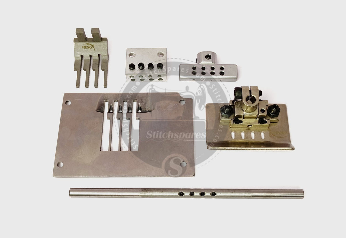 1404 Gauge Set 4-Needle 1/4" For KANSAI SPECIAL DFB-1404 Multi-Needle Elastic and Tape Attaching Machine