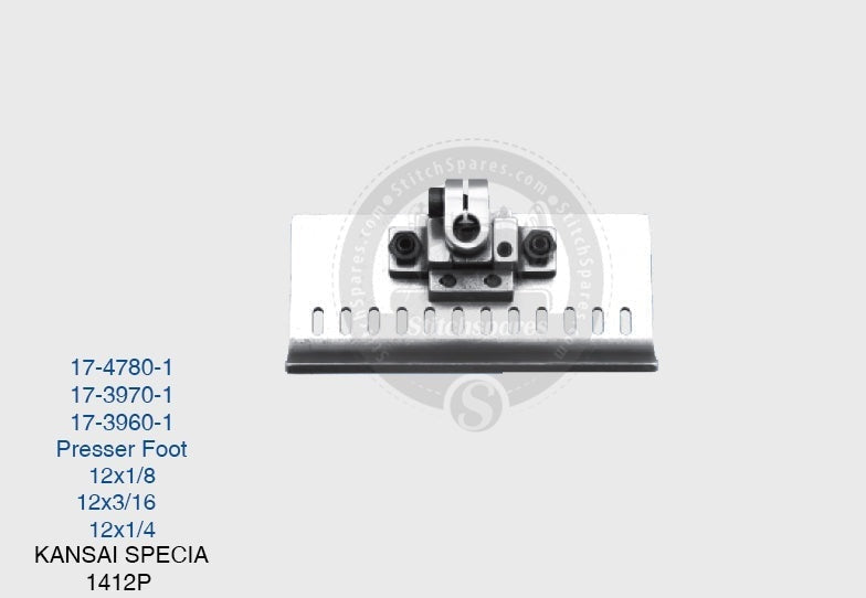 Strong-H 17-3970-1 Presser Foot Kansai Special 1412P (12×3-16)