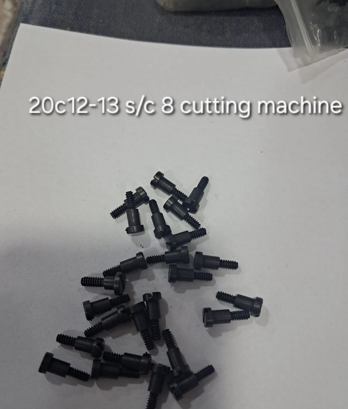 Screw 20C12-13 straight blade cutting machine