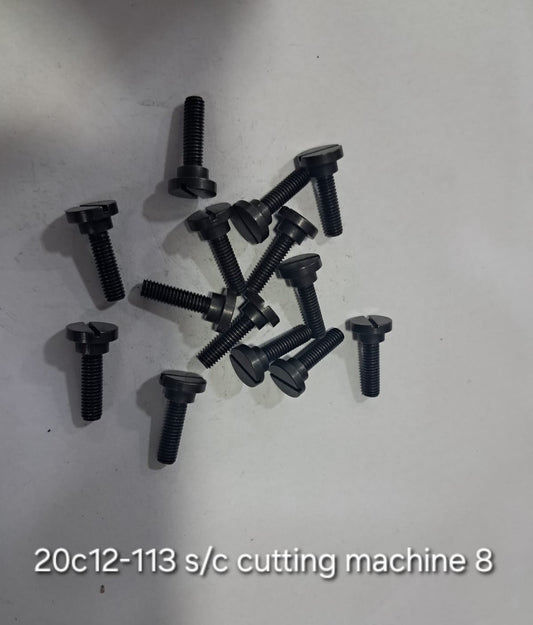 Screw 20C12-113 straight blade cutting machine