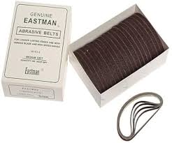 Abrasive belt box