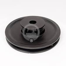motor pulley 2 groves Steel ( button hole part)