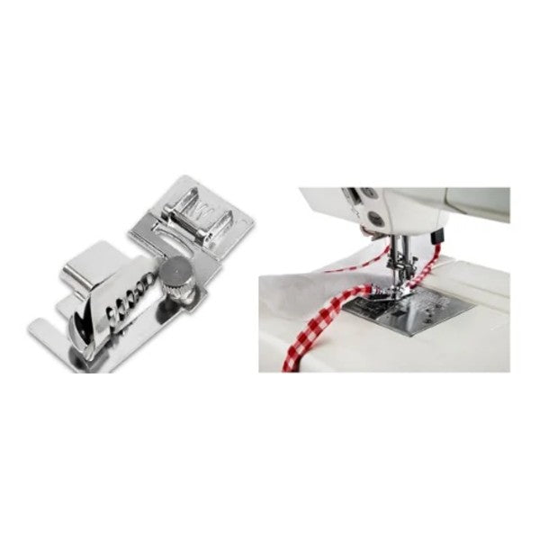 Binder foot for household sewing machine