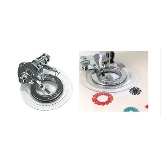 Flower stitch foot for household sewing machine