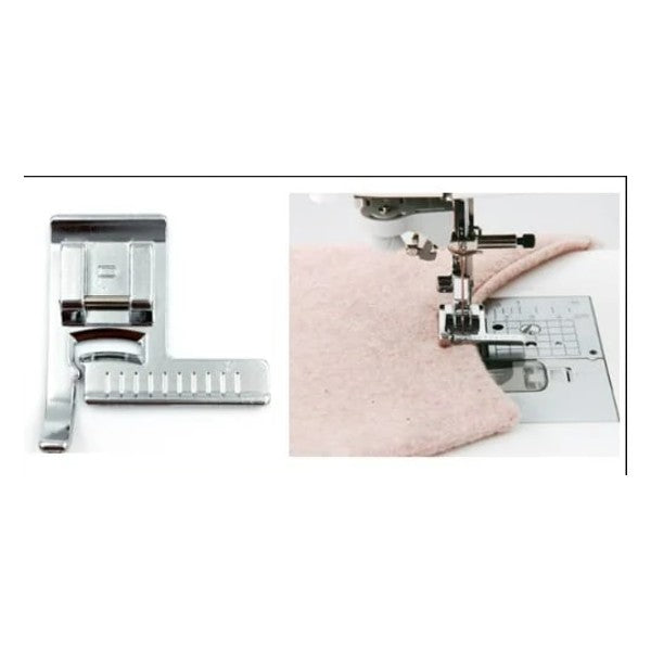 Stitch guide foot for household sewing machine