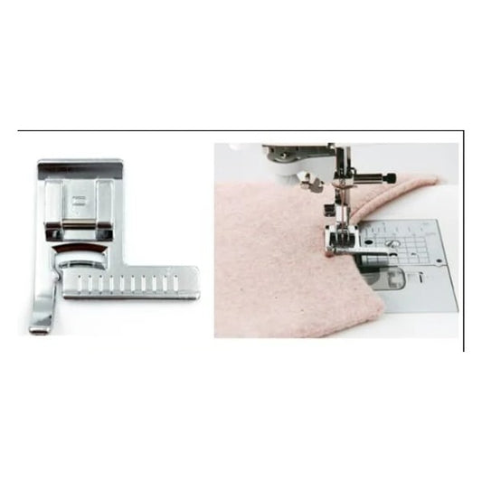 Stitch guide foot for household sewing machine