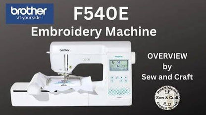 F540E computerised embroidery brother