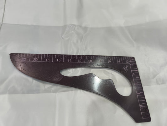 Triangle scale plastic
