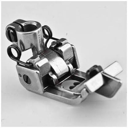 flatlock presser foot with tape