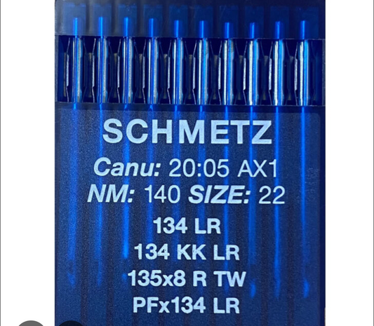 Needle 134LR "DB×F2 size "21"22"(100pices) SCHMETZ