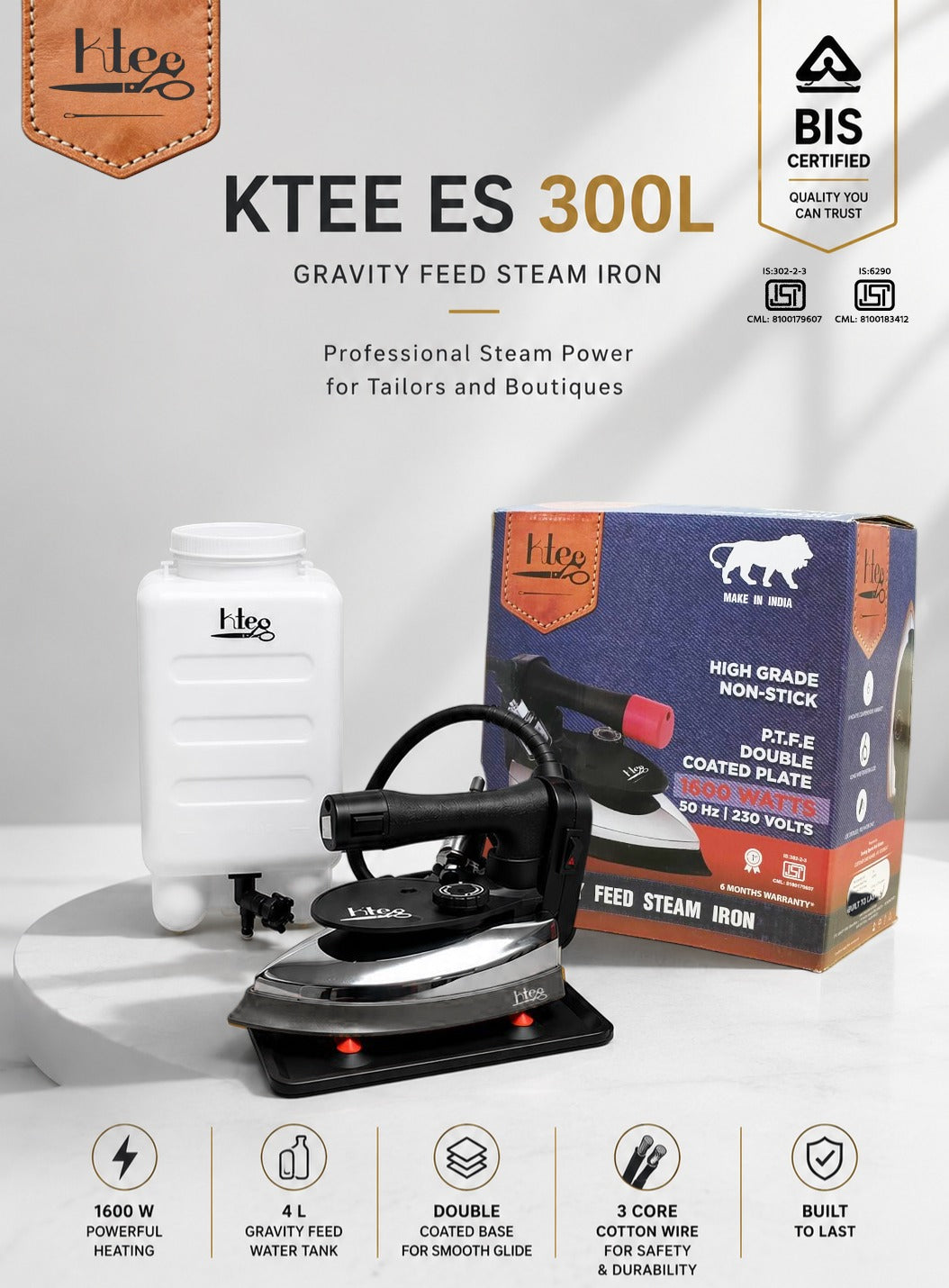 300L steam iron Nanbang