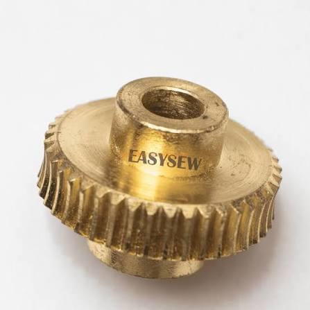 Brass gear ( button hole part) feed cam driving worm wheel