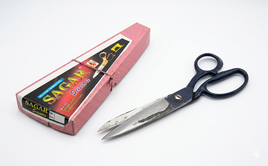 SAGAR blue handle Scissors