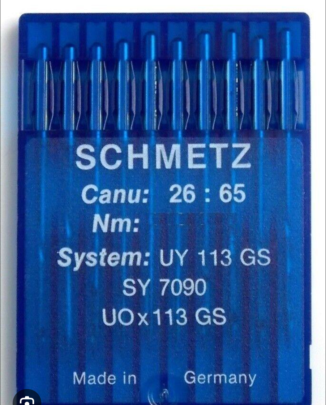 Needle UY113GS size 14" 16"18" (100 pices )SCHMETZ