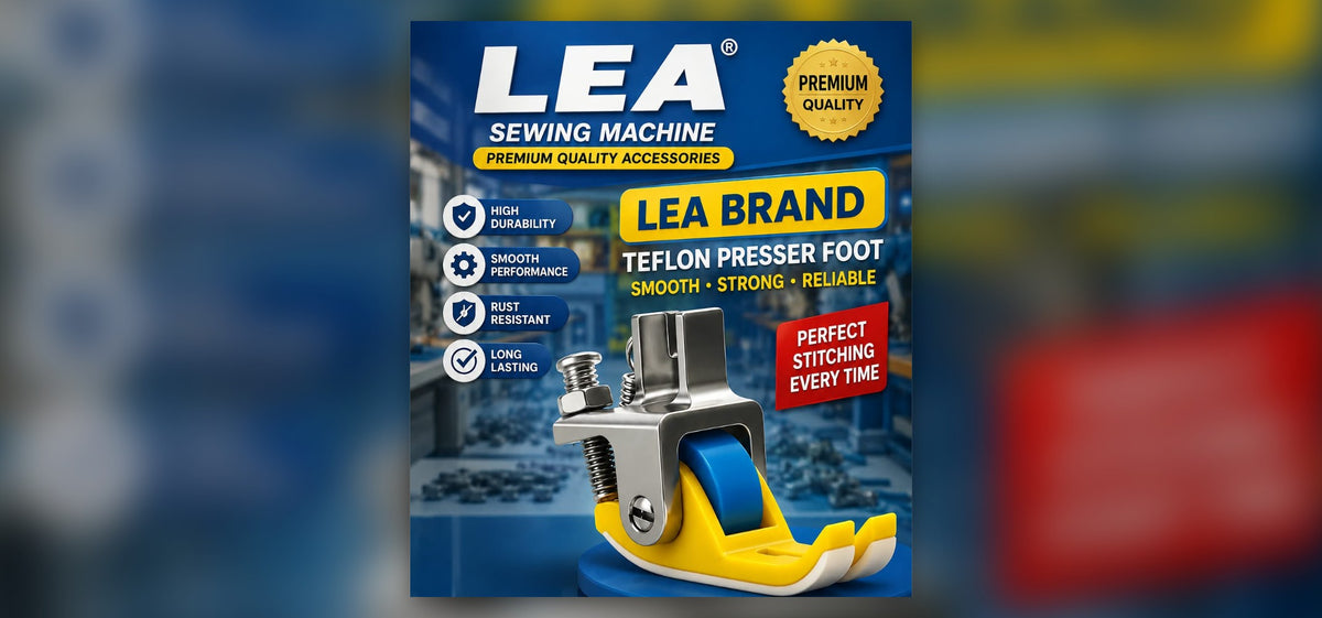 LEA Teflon roller presser foot