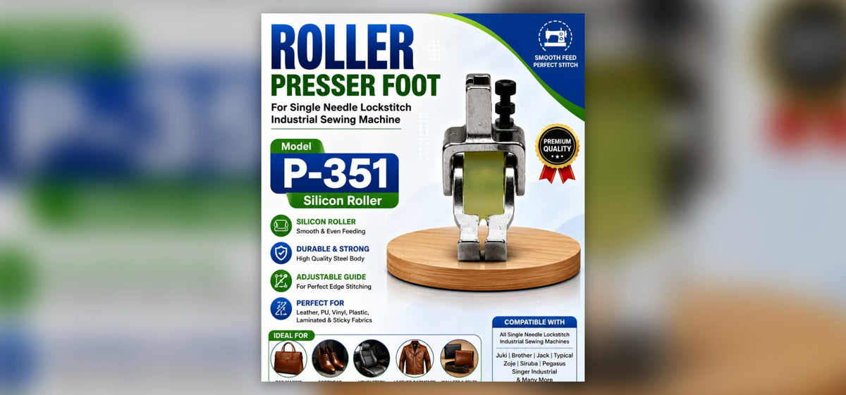 P-351 silicone roller presser foot