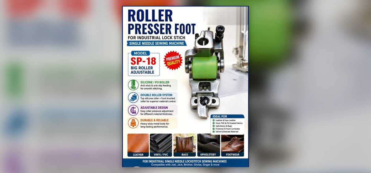 SP-18 big roller adjustable presser foot