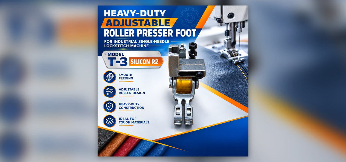 T-3 silicone roller presser foot