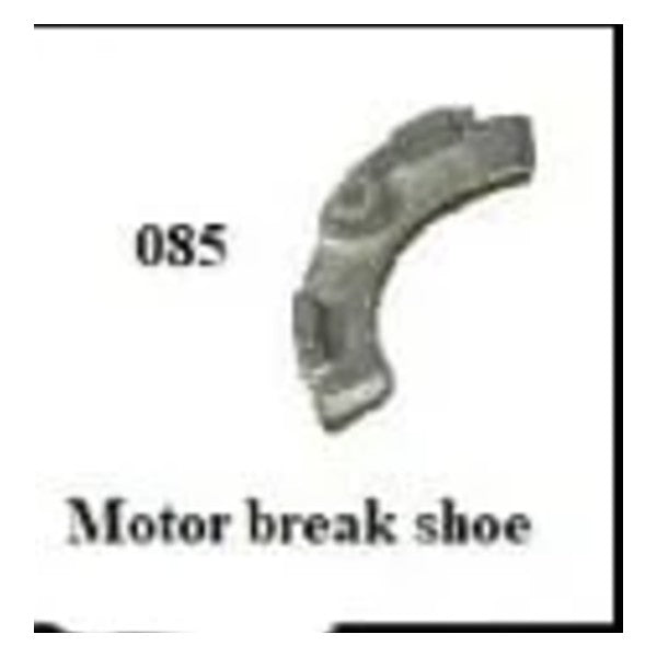Motor brake shoe