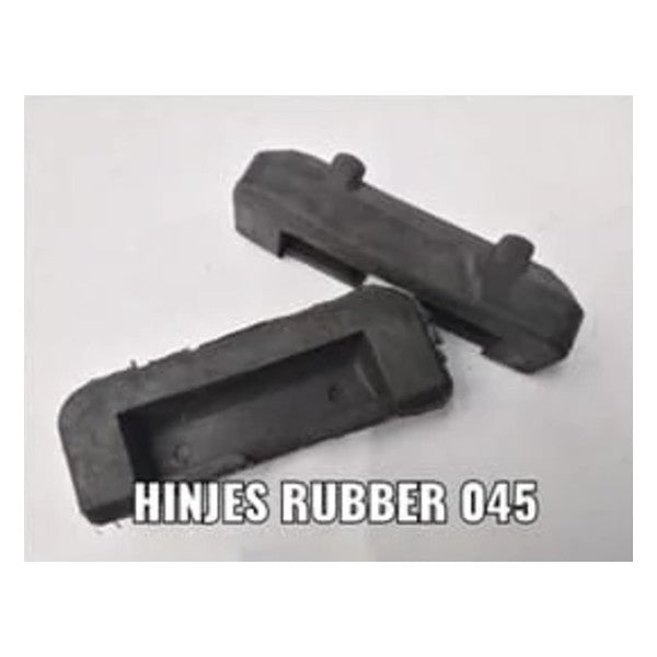 Rubber hinges