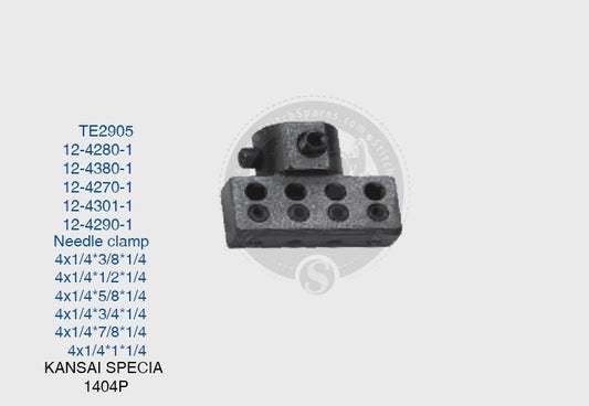Strong-H 12-4280-1 Needle Clamp Kansai Special 1404P (4×1-4)