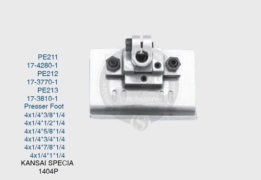 Strong-H 17-4280-1 Presser Foot Kansai Special 1404P (4×1-4)